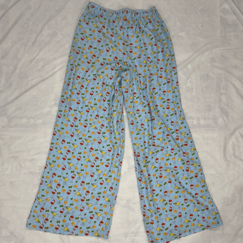 Dippin Daisy’s Blue Cocktail Print Wide Leg Pants Size Small NWT - Picture 8 of 8